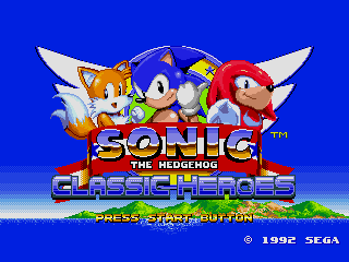 Sonic 2 classic heroes