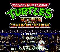 Teenage Mutant Ninja Turtles - Return of the Shredder